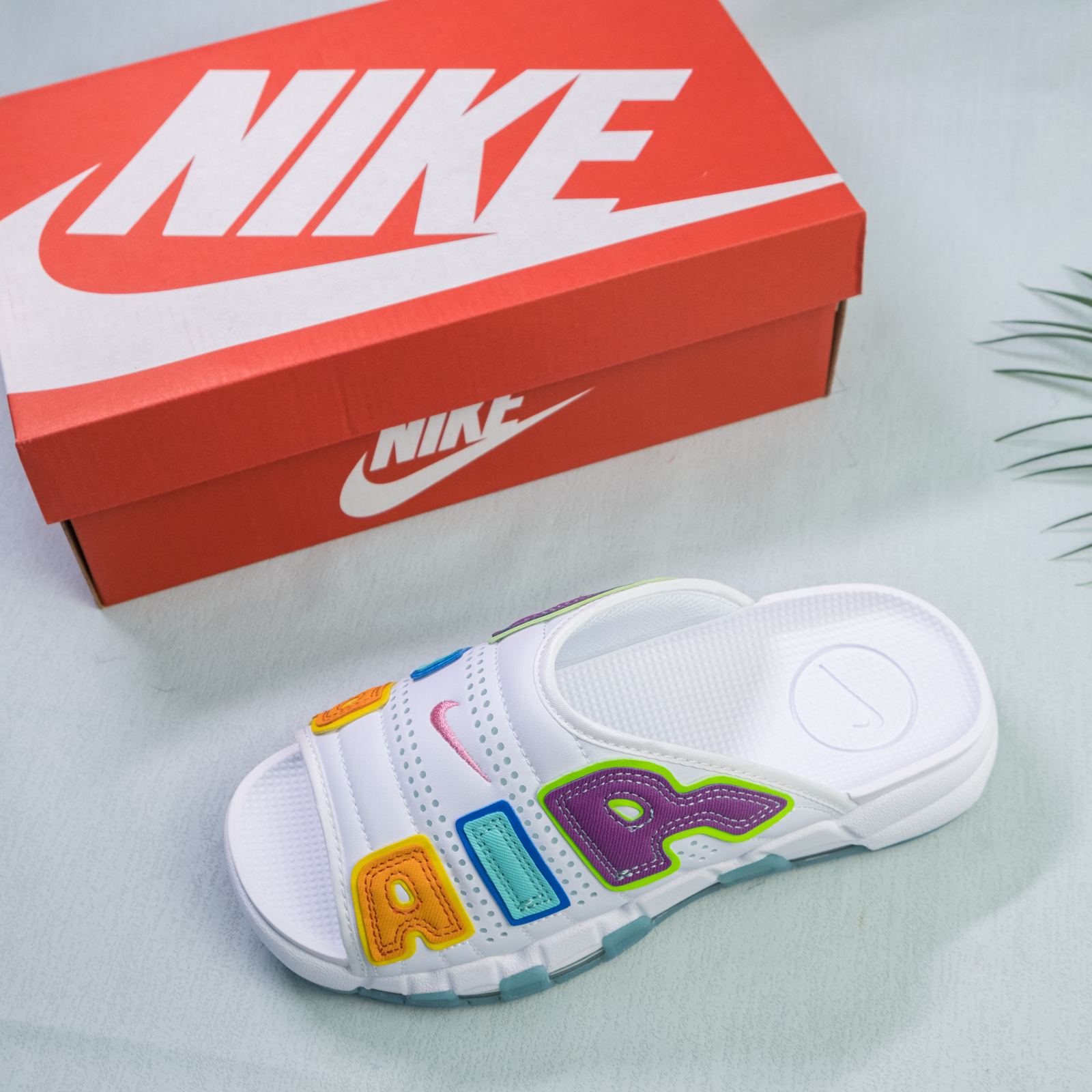 Men's Air Slippers White 002
